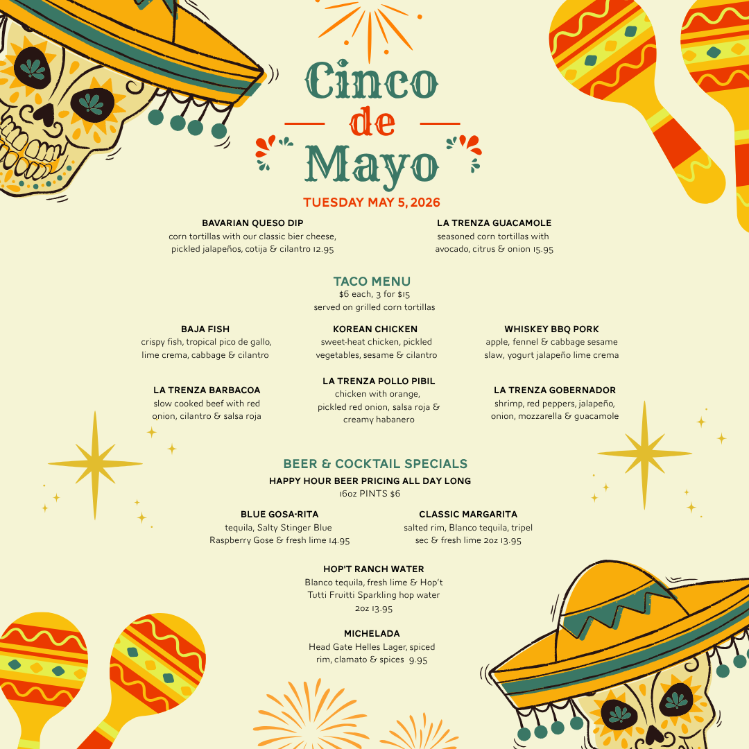 Cinco De Mayo 2026 menu(1080 x 1080 px)